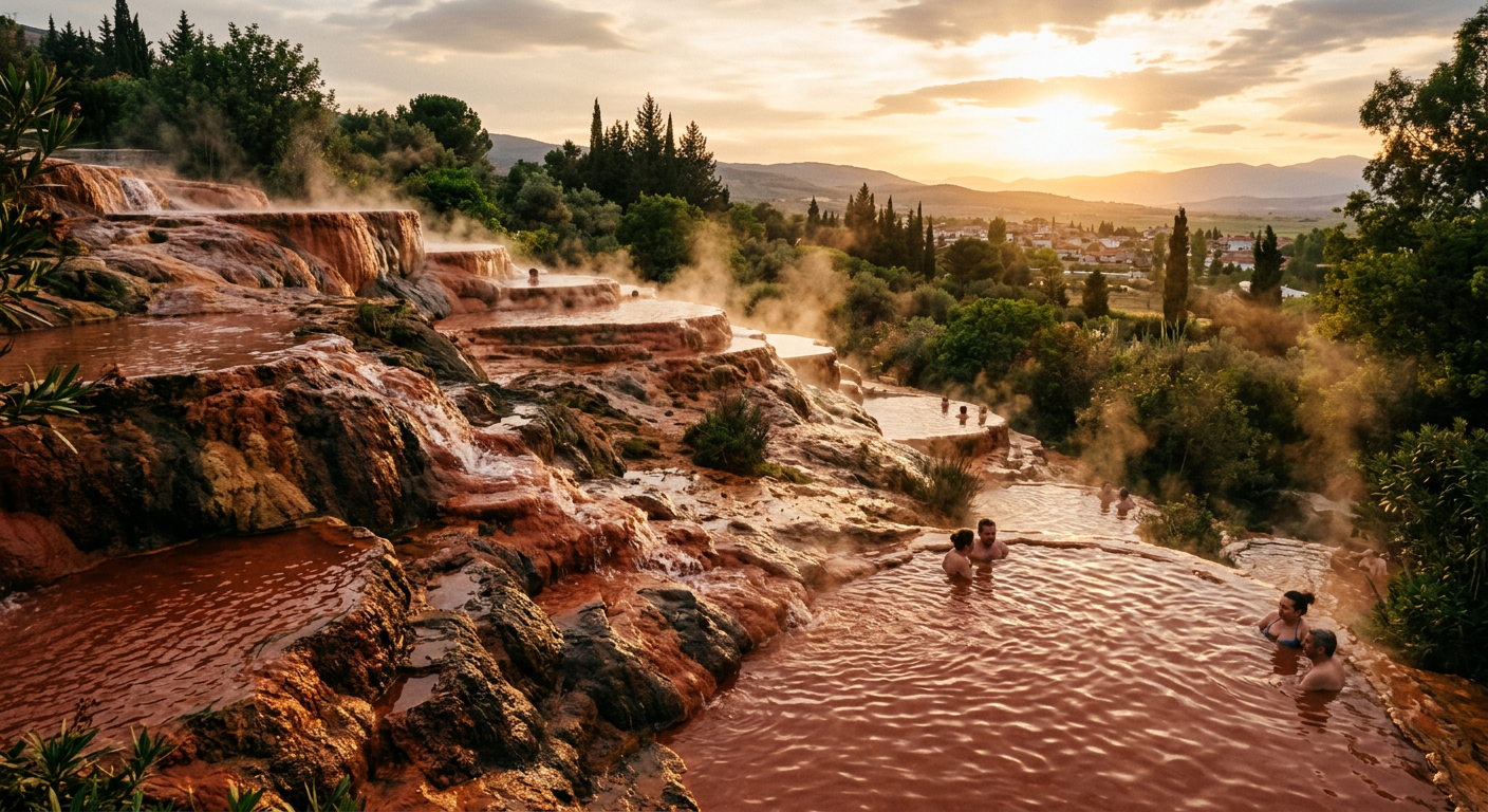 Karahayıt Kaplıcaları - VIP Transfer Denizli ile kırmızı travertenler ve termal kaplıcalara ulaşım